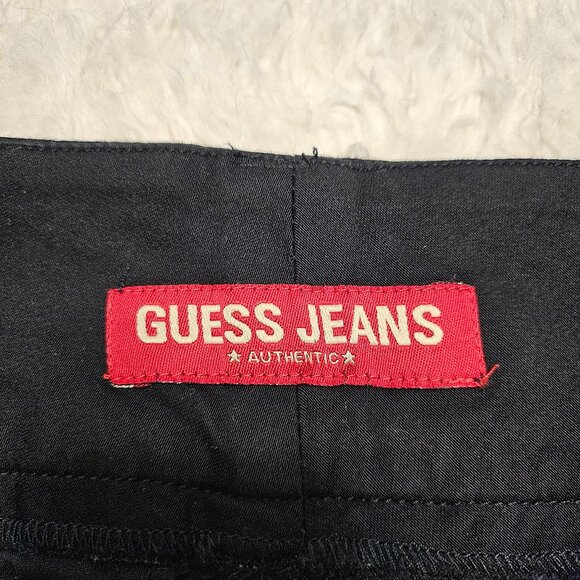 Guess Jeans Women's Black Low Rise Boot Cut Pants Size: 24 - Picture 7 of 8